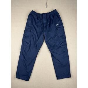 Nike Sportswear Utility Cargo Tech Pants Joggers Woven Mens 34 Black GUC